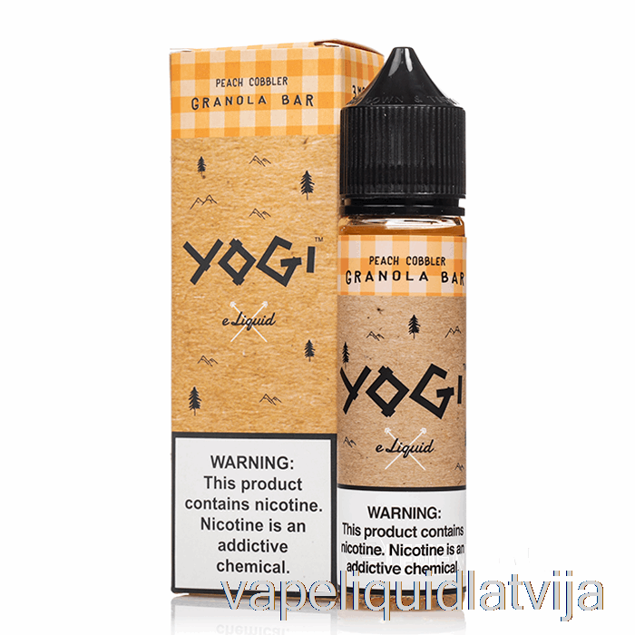 Persiku Kurpnieks Granola Batoniņš - Yogi E-šķidrums - 60ml 6mg Vape šķidrums